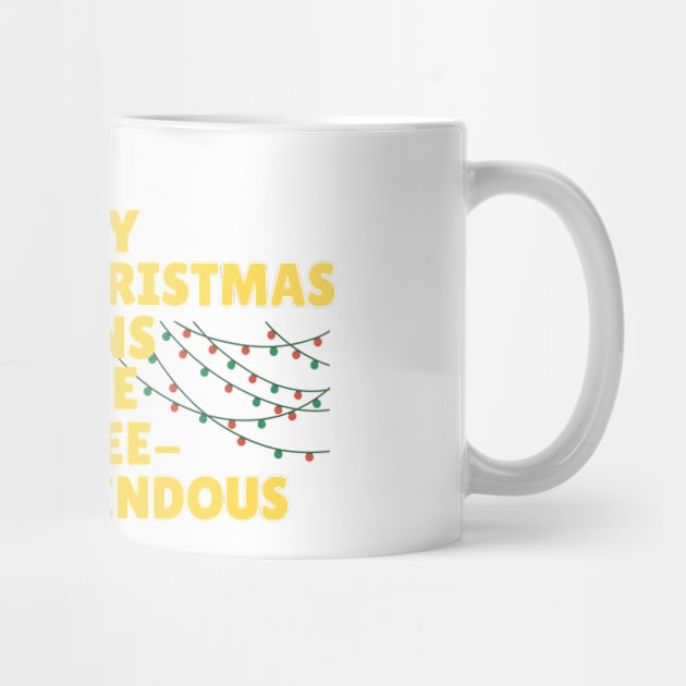 Groovy Tree-Mendous Christmas Pun by The WYLD Tribe